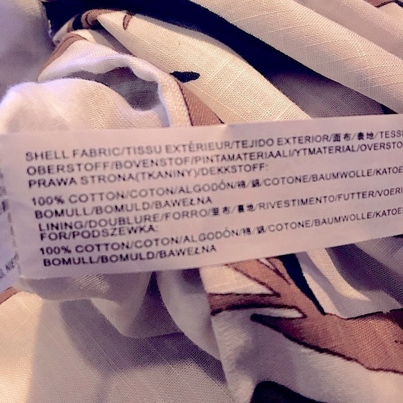 JOA Woman’s Palm Midi Cotton Dress Size S NWT - Picture 7 of 8